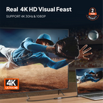 Mowsil DisplayPort to HDMI Adapter | 4K@60Hz, Gold-Plated, Aluminum Alloy, Plug & Play | Monitor TV Converter