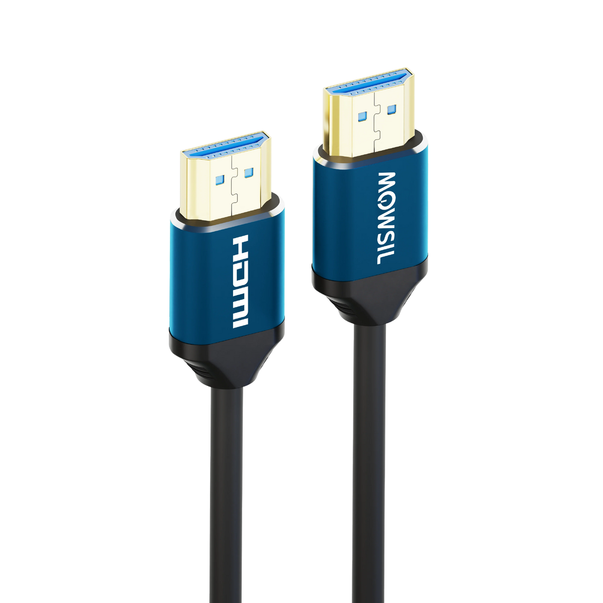 Mowsil HDMI 2.0 Cable | 4K@60Hz Ultra HD, 18Gbps High Speed, HDR, 3D, Gold-Plated | TV PC PS5 Monitor