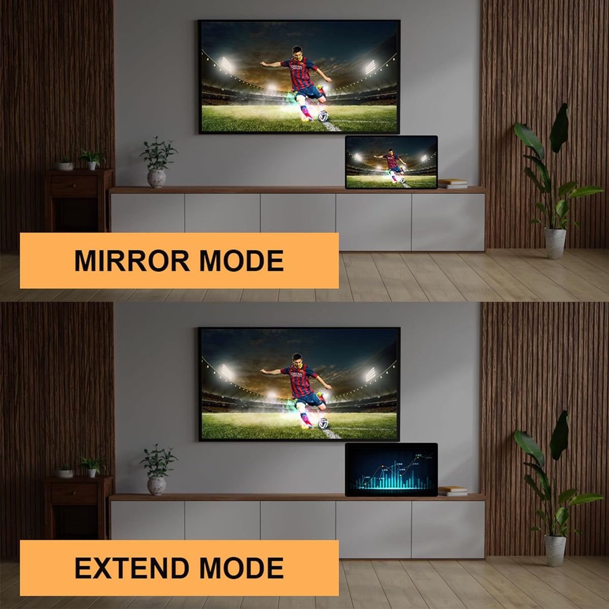 Mowsil Mini DisplayPort to HDMI Adapter – 4K@60Hz, Gold-Plated, Plug & Play for MacBook, PC & TV