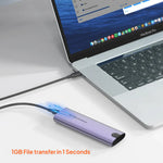 SSD Enclosure Type-C+USB