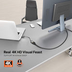 Mowsil DisplayPort to VGA Adapter – 1080p@60Hz, Gold-Plated, Plug & Play Converter for PC, Laptop & Monitor