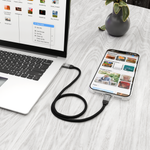 Mowsil USB-C Video Cable 4K 20Gbps 100W PD | Braided Type-C to Type-C for MacBook & iPad