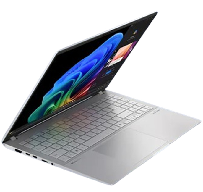 Asus VivoBook S15 S5507QA-MA001W SnapDragon X Elite XE 78100 32GB 1TB SSD 15.6 Inch OLED Display Windows 11 Home, Silver Laptop