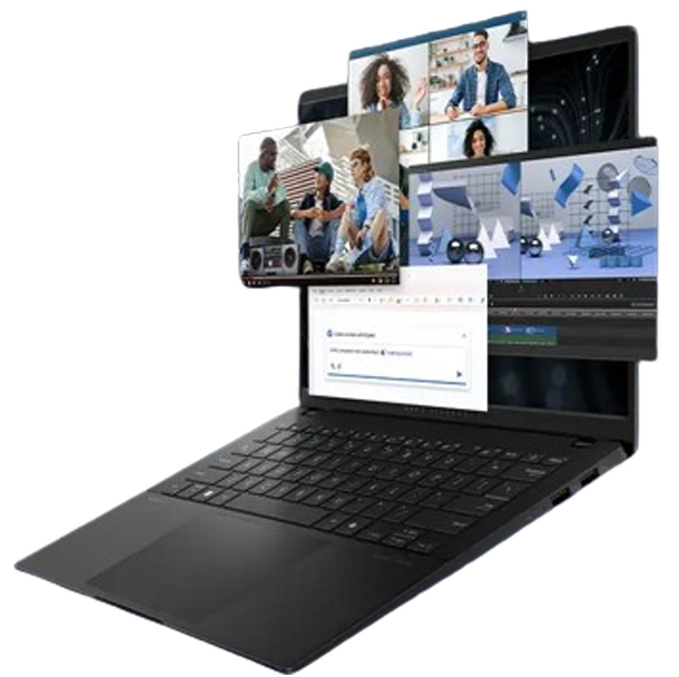 Asus VivoBook S14 S5406MA-OLEDU711WB Intel Core Ultra 7 16G 1TB SSD 14Inch OLED WUXGA Windows 11 Home, Black Laptop