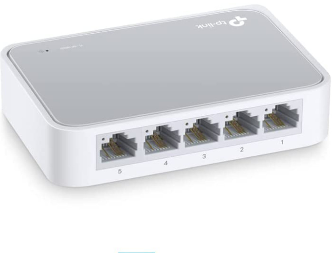 مفتاح سطح المكتب TP-Link TL-SF1005D بخمسة منافذ بسرعة 10100 ميجابت في الثانية