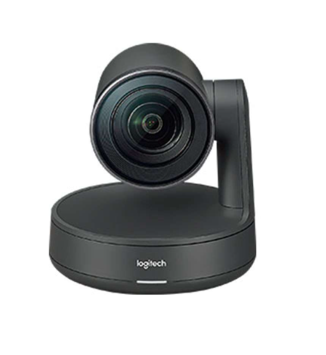 مجموعة مؤتمرات الفيديو رالي بلس من لوجيتك، مع مكبري صوت رالي، وميكروفونين 960-001242