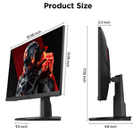 Koorui 24.5 inch FHD 170Hz 1ms Gaming Monitor, 25E3A