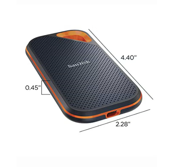 SanDisk 2TB Extreme PRO Portable SSD V2, SDSSDE81-2T00-G25