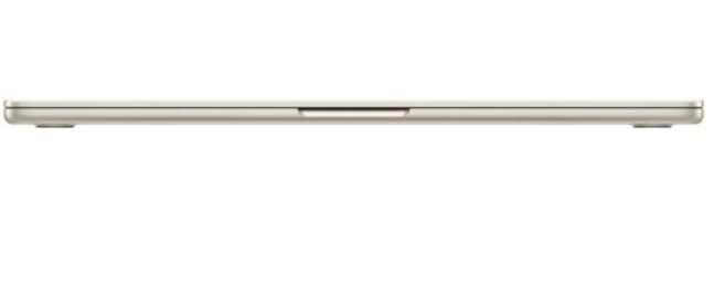 Apple MacBook Air M2 Chip with 8-core CPU, 10-core GPU 8GB 256GB SSD, 15.3 Inch, Starlight, English Keyboard, MQKU3