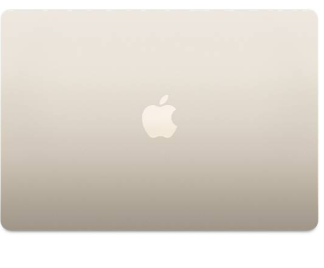 Apple MacBook Air M2 Chip with 8-core CPU, 10-core GPU 8GB 256GB SSD, 15.3 Inch, Starlight, English Keyboard, MQKU3