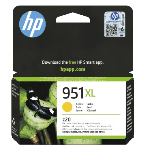 HP 951XL High Yield Yellow Original Ink Cartridge CN048AE