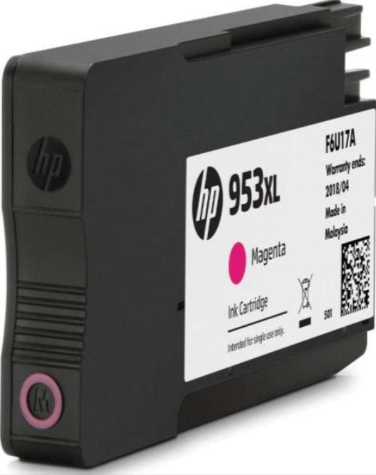 HP 953XL High Yield Magenta Original Ink Cartridge F6U17AE