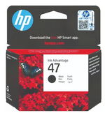 HP 47 Black Original Cartridge, 6ZD21AE