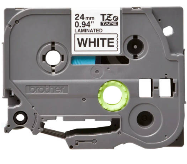 tape label maker ,0.94 w, black on white TZE-251