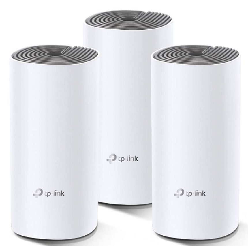 TP-Link Deco E4 Whole Home Mesh WiFi System Pack Of 3, White