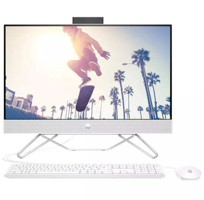 HP All-in-One 24-CB1471NH Intel Core i5 8GB 512GB SSD 23.8Inch Full HD, No Windows, Starry White Desktop