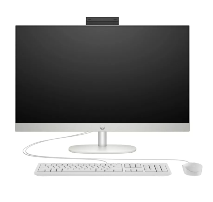 HP All-in-One 27-CR0154NH Intel Core i7 8GB 512GB SSD 27Inch Full HD, Touch Screen, No Windows, White