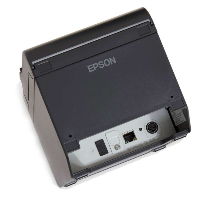 Epson TM-T20III Thermal Receipt Printer USB + Ethernet with Power adapter, Black
