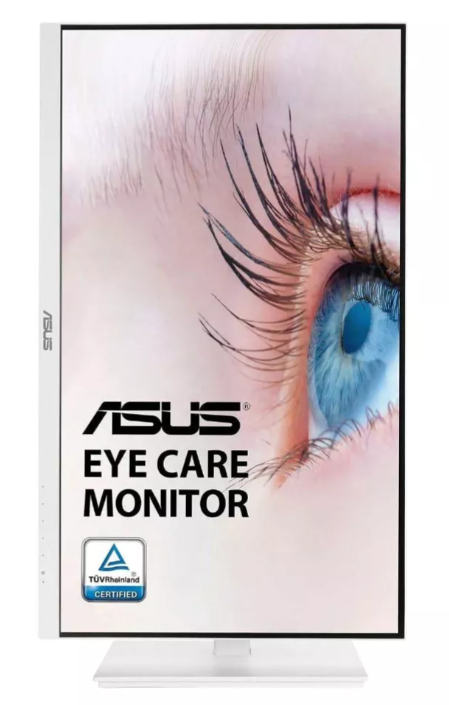 شاشة آسوس VA27DQSB-W 27 بوصة عالية الدقة بتقنية IPS للعناية بالعين، لون أبيض