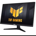 شاشة ألعاب Asus TUF Gaming VG249QM1A مقاس 24 بوصة بدقة Full HD ووقت استجابة 1 مللي ثانية وشاشة IPS سريعة، لون أسود