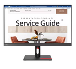 شاشة لينوفو ثينك فيجن S24i-30 عالية الدقة مقاس 23.8 بوصة، لون أسود