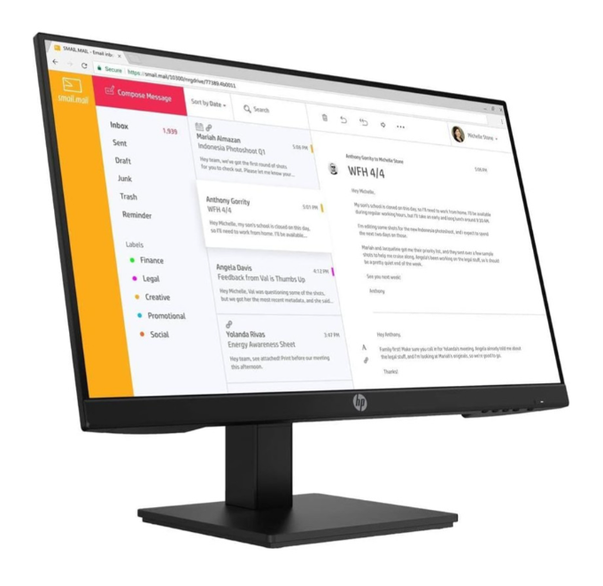 HP P24H G4 23.8-inch Monitor