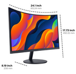 Koorui 27N5C, 27 Inch Curved Screen Full HD Business Monitor