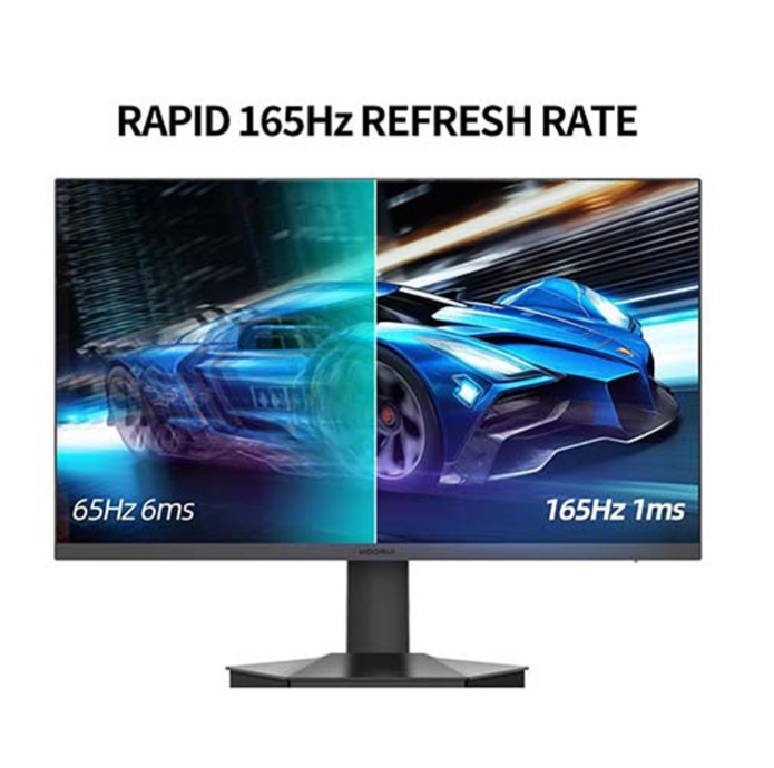 Koorui 27GN06 27 Inch FHD 165Hz VESA Mountable Ergonomic Tilt Monitor