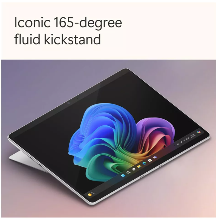 Microsoft Surface Pro 11 Snapdragon X Elite 13 inch Touch 16GB 1TB Storage Win 11 Home Platinum, ZIB-00001