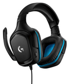 Logitech G432 Wired 7.1 Channel Surround Sound Gaming Headset Black