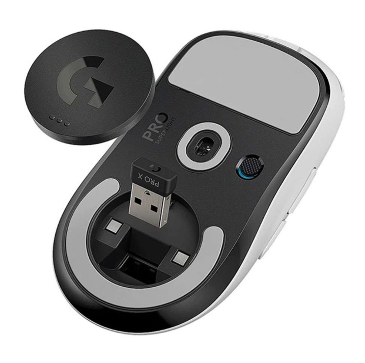 ماوس الألعاب اللاسلكي Logitech G Pro X Superlight، أبيض