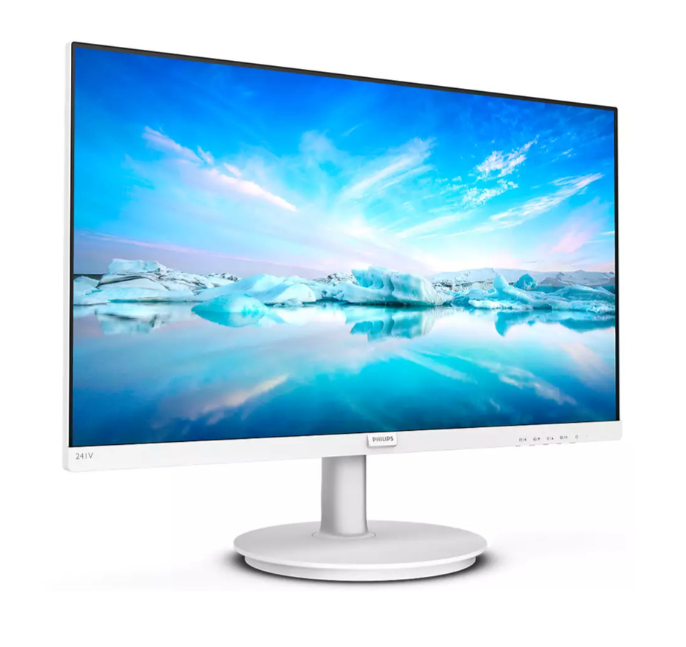 Philips 241V8W 24 Inch FHD, 75 Hz, LCD Monitor- White