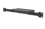 جهاز توجيه MikroTik Gigabit 1SFP+ رباعي النواة، 10 منافذ، مثبت على الرف، RB4011iGS+RM