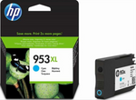 HP 953XL High Yield Cyan Original Ink Cartridge F6U16AE