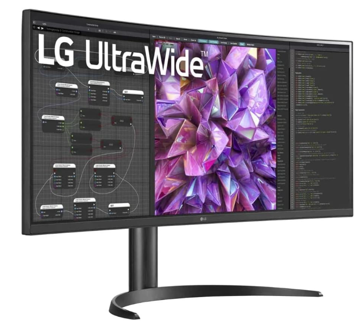 LG 34 Inch 219 Curved UltraWide QHD Monitor, 34WQ75C-B