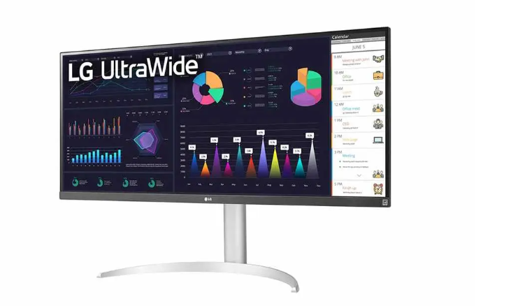 LG 34 Inch 21:9 UltraWide Full HD IPS Monitor with AMD FreeSync, 34WQ650-W