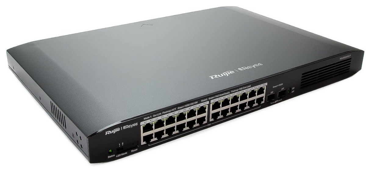 Ruijie RG-ES226GC-P 26 منفذ جيجابت ذكي POE Switch