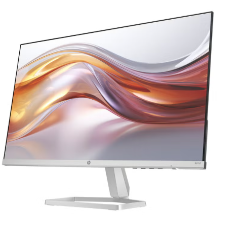 شاشة HP Series 5 524SF مقاس 23.8 بوصة عالية الدقة بالكامل، فضية