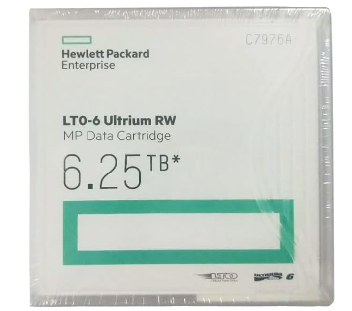 خرطوشة بيانات HP LTO6 Ultrium سعة 6.25 تيرابايت - C7976A