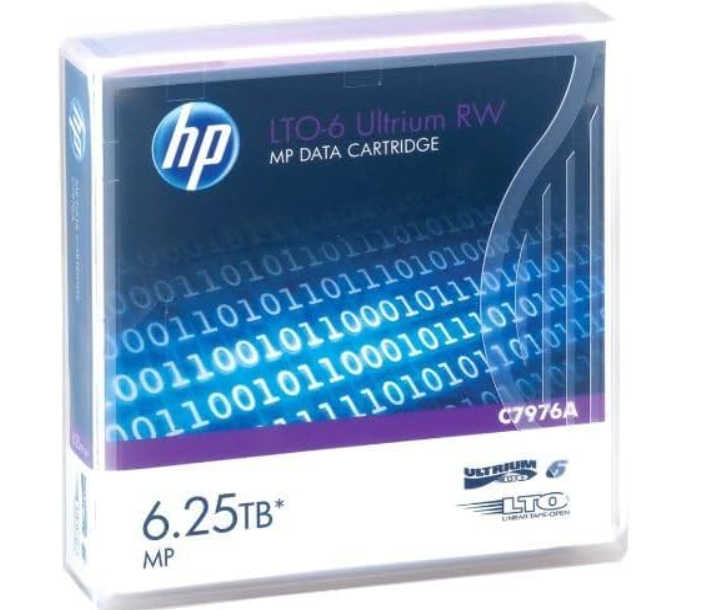 خرطوشة بيانات HP LTO6 Ultrium سعة 6.25 تيرابايت - C7976A