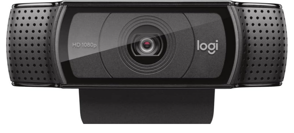كاميرا ويب Logitech C920 HD Pro، مكالمات فيديو عالية الدقة 1080 بكسل مع صوت ستيريو