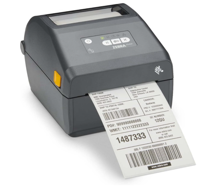 Zebra ZD421T Thermal Printer 203 dpi, USB, USB Host, ZD4A042-30EM00EZ