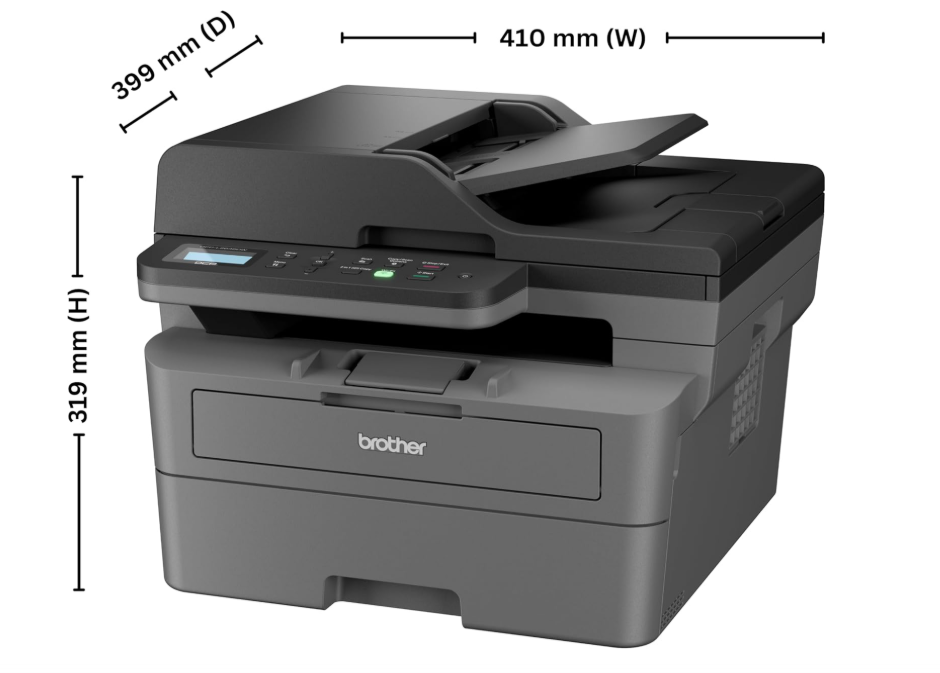 Brother Wireless DCP-L2640DW Monochrome Multi-Function Laser Printer